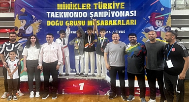 Elazığlı Taekwondoculardan Sivas'ta büyük başarı