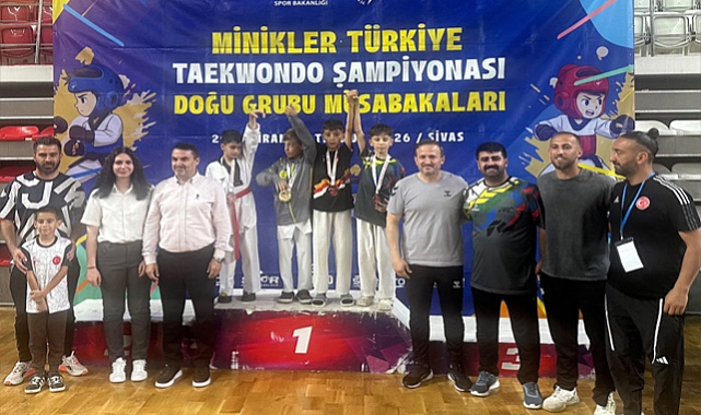 Elazığlı Taekwondoculardan Sivas'ta büyük başarı