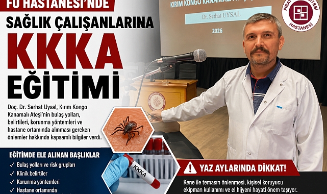 FÜ Hastanesi'nde Sağlık Çalışanlarına KKKA Eğitimi