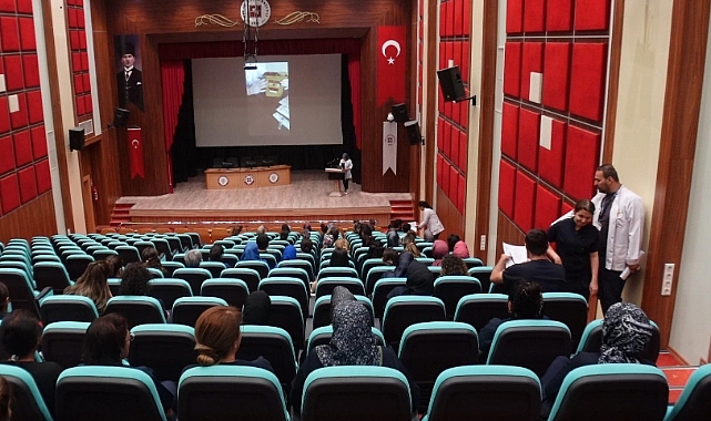FÜ'si hastanesinde sağlık çalışanlarına