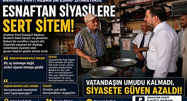 Kebanlı Esnaftan Siyasetçilere Sitem: 