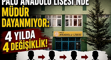 Palu Anadolu Lisesi'nde Yönetim Çöktü: 4 Yılda 4 Müdür, Sonuncu da Ayrıldı!