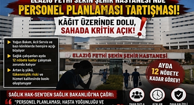 PDC'de Dolu, Sahada Eksik! Fethi Sekin Şehir Hastanesi'nde Hemşire Krizi İddiası
