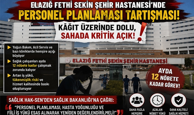 PDC'de Dolu, Sahada Eksik! Fethi Sekin Şehir Hastanesi'nde Hemşire Krizi İddiası