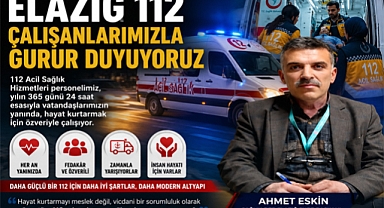 Sağlık-Der Elazığ Şube Başkanı Ahmet Eskin: