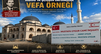 Türk Ocakları'ndan Kıbrıs Şehidi Mustafa Uygur'a Vefa Ziyareti