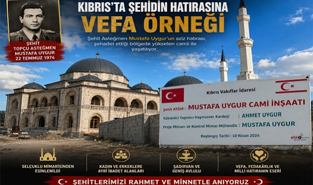 Türk Ocakları'ndan Kıbrıs Şehidi Mustafa Uygur'a Vefa Ziyareti