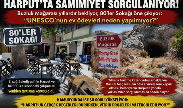 UNESCO Projesi Neden Yapılmıyor? Harput'ta Samimiyet Sorgulanıyor!