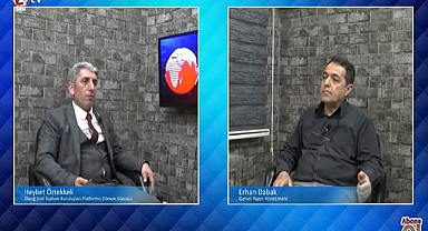 Elazığ Sivil Toplum Kuruluşları Platformu Dönem Sözcüsü Heybet Öztekkeli Ekonomiyi Değerlendiriyor.