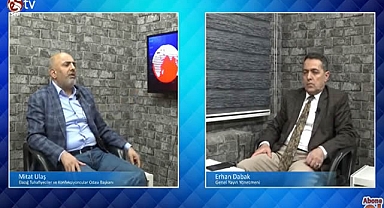 Elazığ Tuhafiyeciler ve Konfeksiyoncular Odası Başkanı Mitat Ulaş, İlimizdeki ekonomik durumu değerlendiriyor 